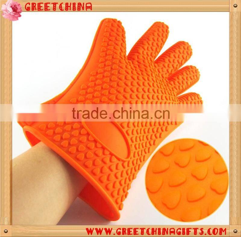 Heat and water resistant Silicone Cooking Baking BBQ Oven Pot Holder Mitt Kitchen glove