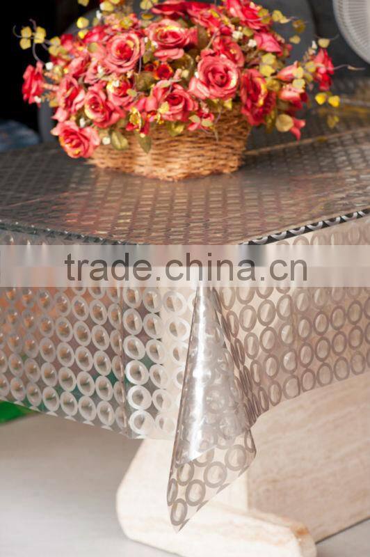 3D EVA Film for tablecloth ,table linen,PEVA film