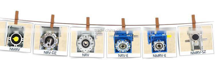 Die Cast Aluminum Alloy cast iron NMRV 025-150 Worm Speed reducer ,Gearbox Matched With Motor with output flange for Industry