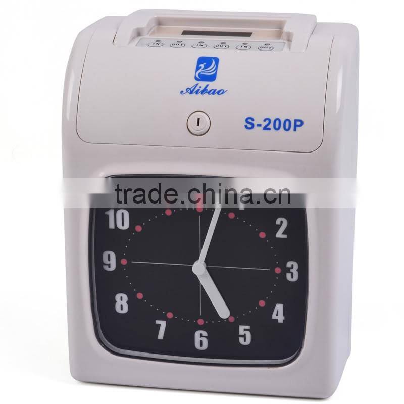 time sheet punch attendance machine