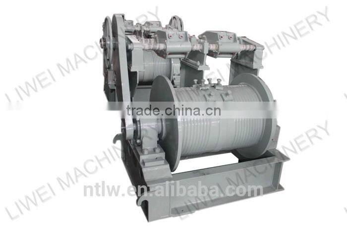 30KN quadruple-drum low speed electric winch