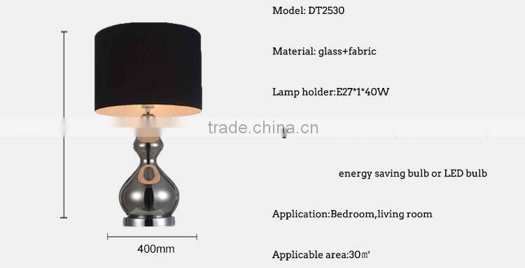 Zhongshan lighting restaurant metal table lamp, office table lamp for hotel home decoration