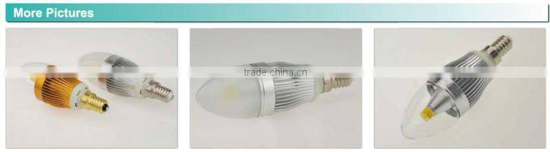 CE RoHs 5w E14 Super Bright SCOB bulb lamp
