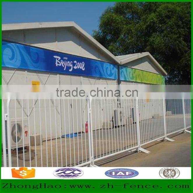 Factory direct sale hot dipped galvanized PVC coated and powder coated temporary fence