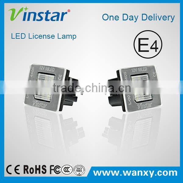 2015 new car accessaries for MB LED License Plate Lamp for W117 E-Mark certificates tail light replacement led light