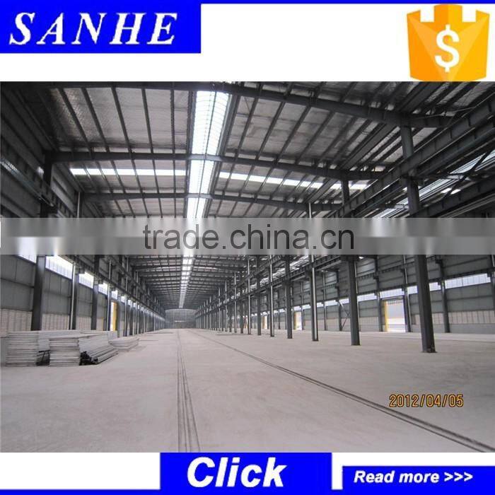 long-span prefabricated modular steel structure warehouse buildings
