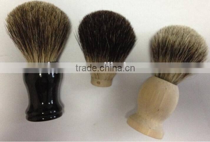 High-grade Stock Men Badger hair brush shaving wooden handle beard brush