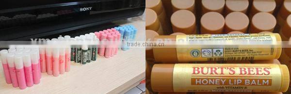 Labeling machine for paper tube