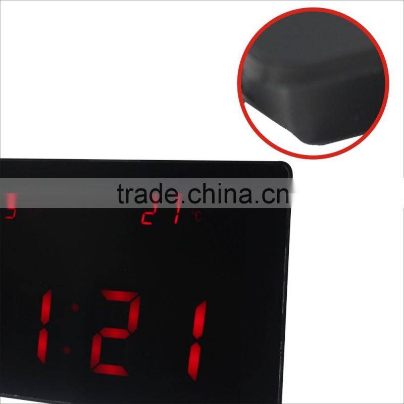 hot sale 1.8 inch led clock with Temperature and week display
