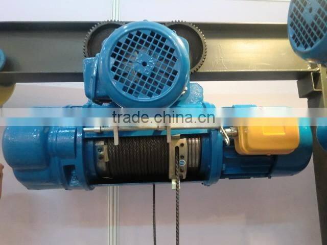 Hot welcomed portable electric winch hoist CD1 electric wire rope hoist