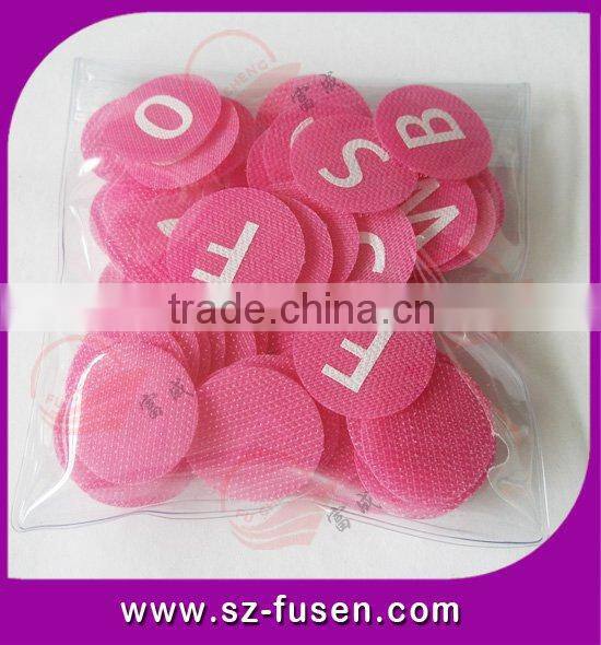 magic hook and loop letters for clothes