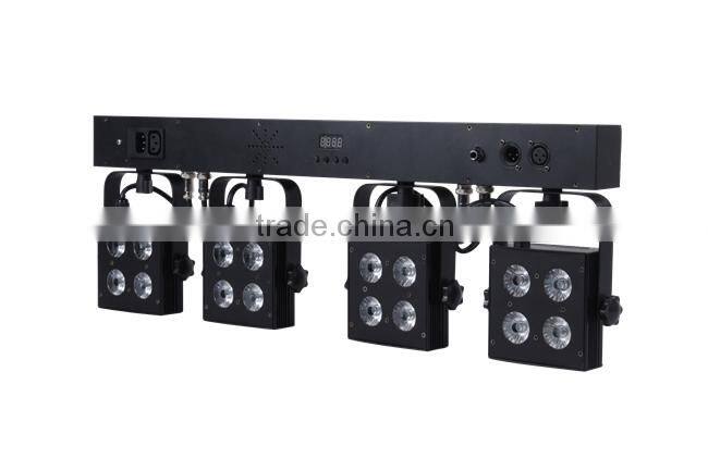 Party dj light DMX LED 4Par System 16x4-in-1 RGBW