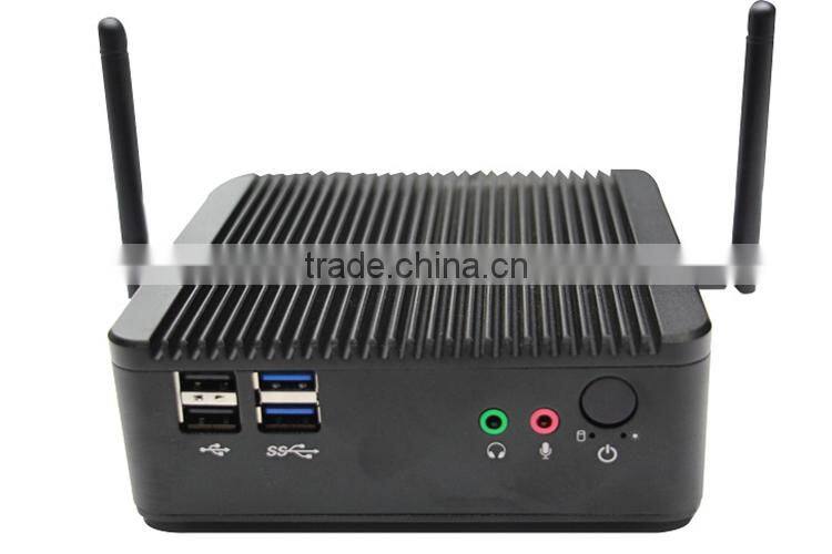 Intel Bay Trail J1800 Processor Fanless ITX Computer Case Mini PC Barebone System Windows Ubuntu WiFi 2 Ethernet Lan HTPC HDMI