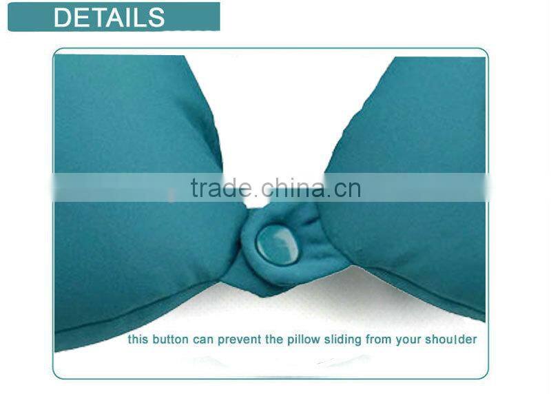 Customer design logo available u-shape neck electric Massage pillow for travel/car/airplane/office/home use