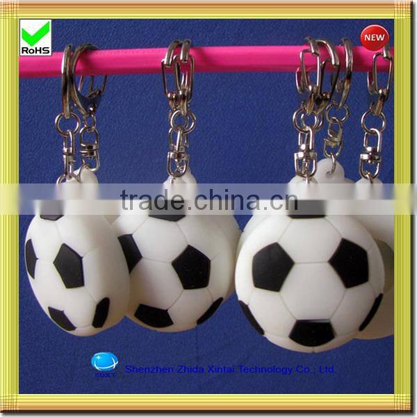 China factory price LED silicone key chain rings bulk