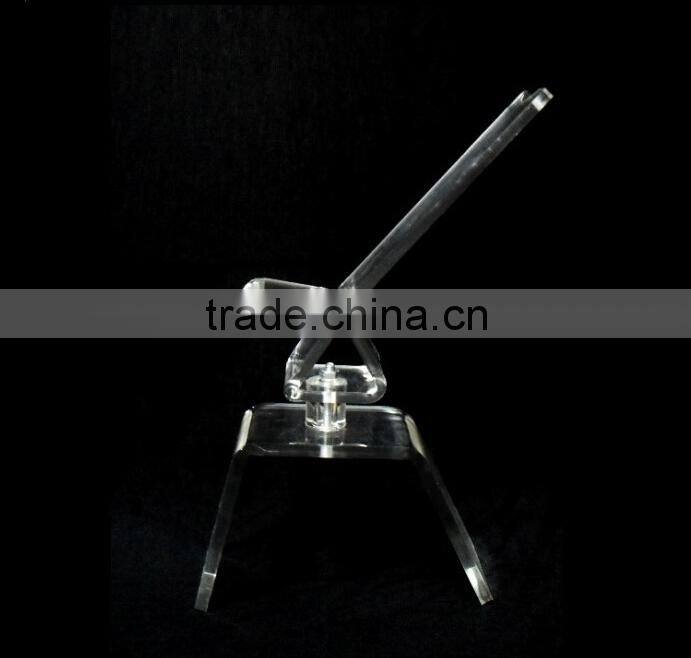 JLP wholesale acrylic shoe display stand,glass shoe rack display