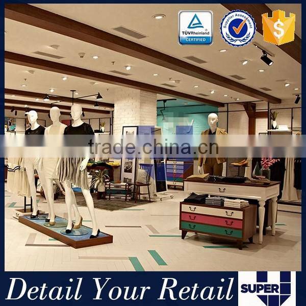 branding outlet store interior design floor display stand