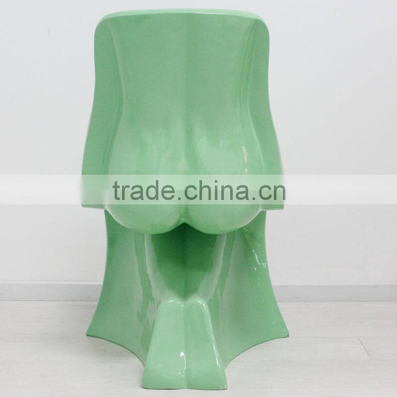 him&her People shape Pan Dong chair/ Fible glass chair