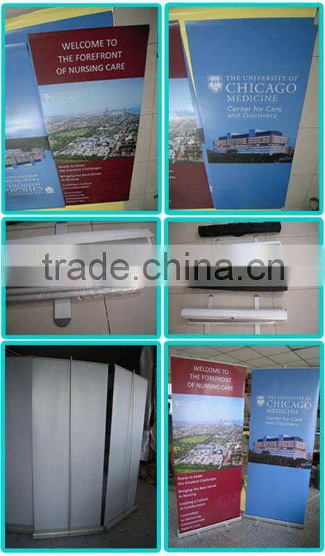 Trade Show Exhibits Usage and Aluminum Material roll up banner