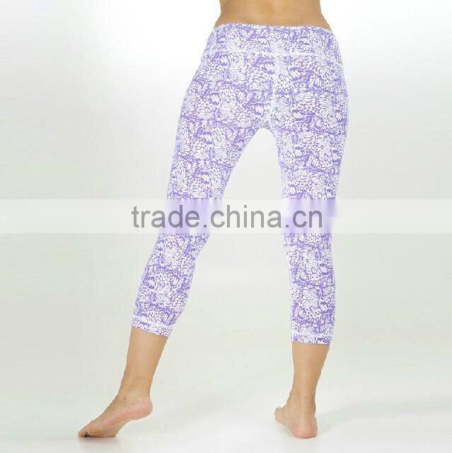 High quality polyester spandex custom copressiom tights sublimation sportswear