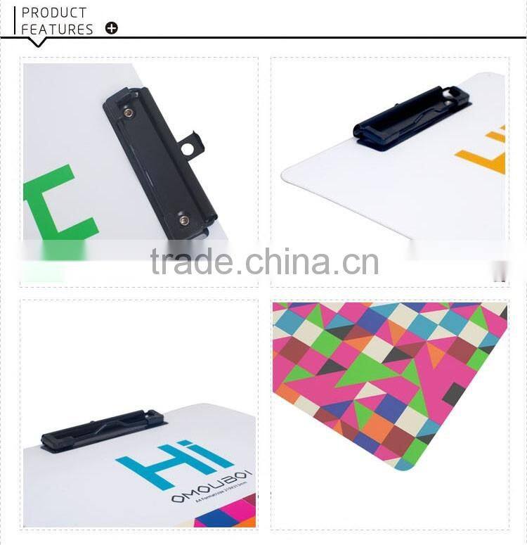 Eco-friendly PP Printed Hanging Menu File Clip Board
