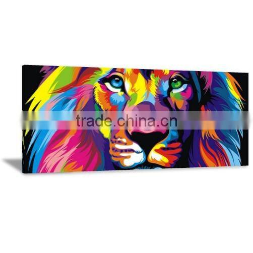 Framed and Stretched Realistic Animal Canvas Painting For Bedroom Decor DWYS01