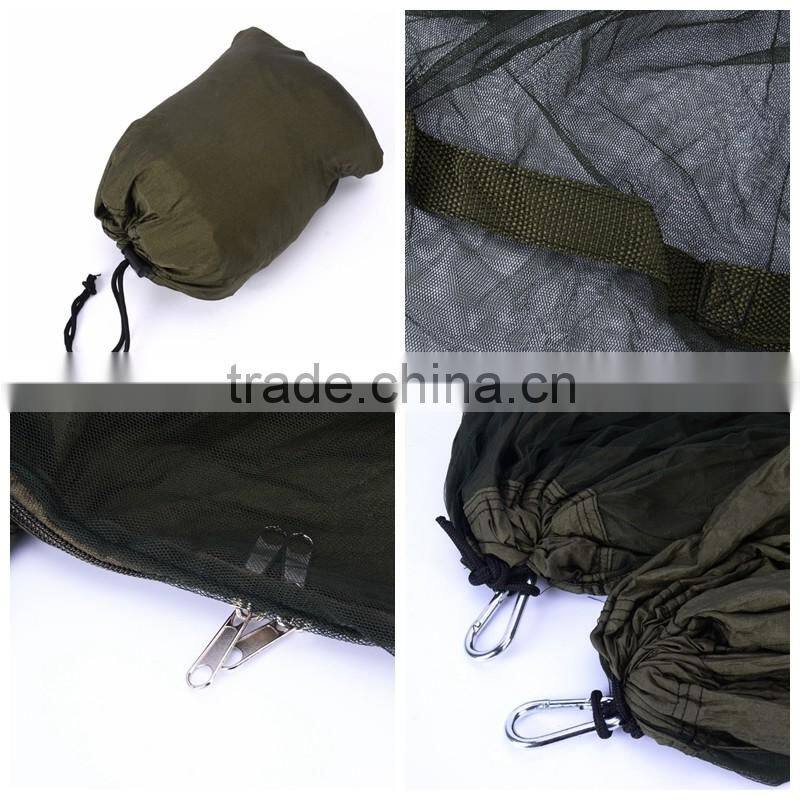 NBWT stable quality polyester netting covered military hammock mosquito net