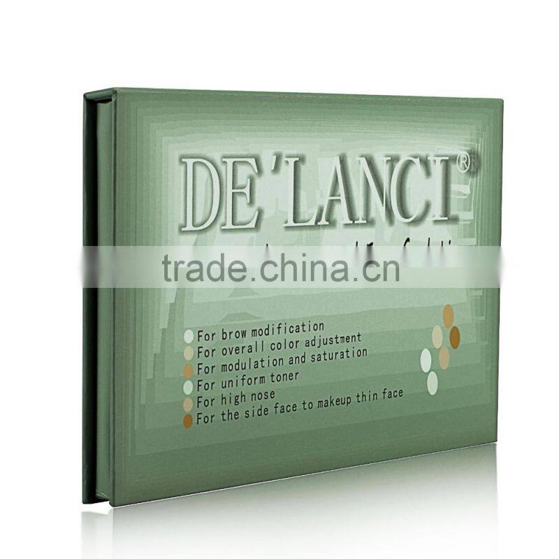 Newest Mineral 6 color pressed whitening face powder great soft face powder