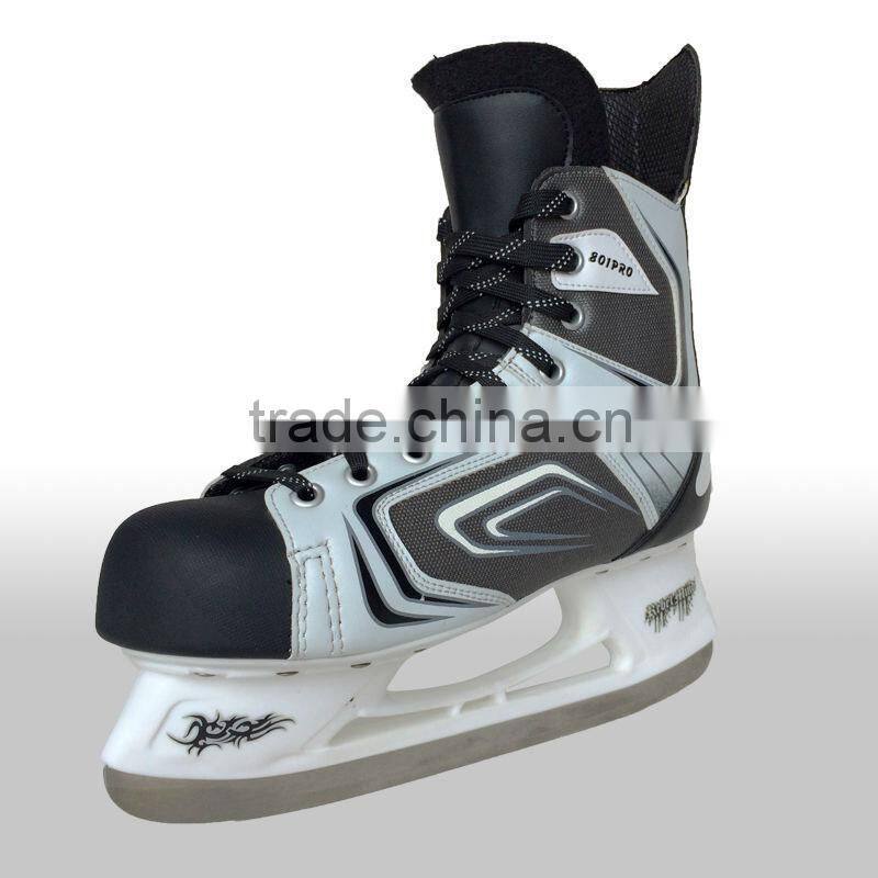 Hot selling Cheap inline skates Autumn PVC custom design ice hockey skates shoes for ice rink