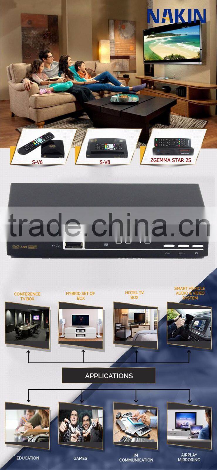 V8 Super DVB-S2 digital Satellite receiver