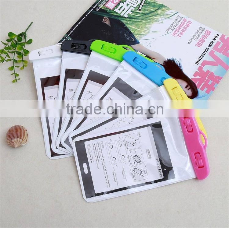 Wholesale portable phone waterproof case,outdoor sport waterproof