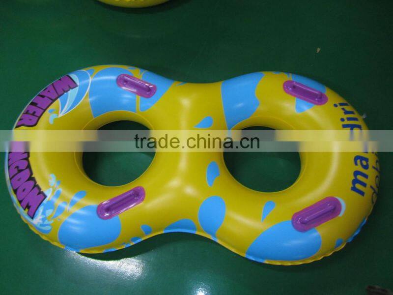 2 person inflatable snow sled tube,sled double tube,inflatable foot tube
