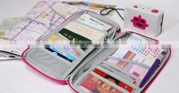 Hot Selling Passport Certification Ticket Clip Case Holder Organizer Travel Bag
