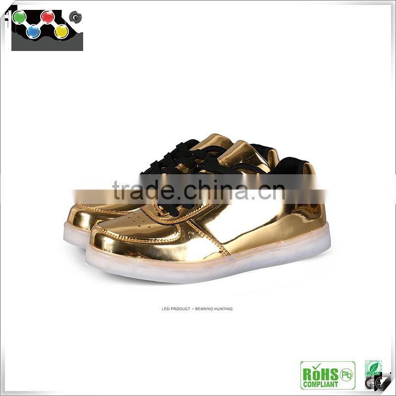 2016 Fashion Style LED shoes with USB Charge Running Shoes for Children