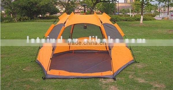 new design free camping double layer 3-4 persons camping tents