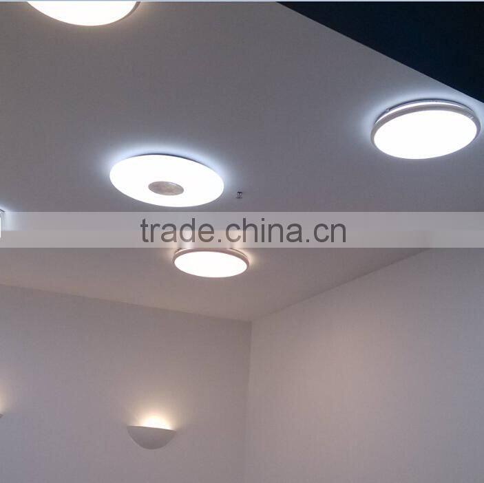 Round 19w cool white 510*65mm White Lampshade led indoor led ceiling mount light