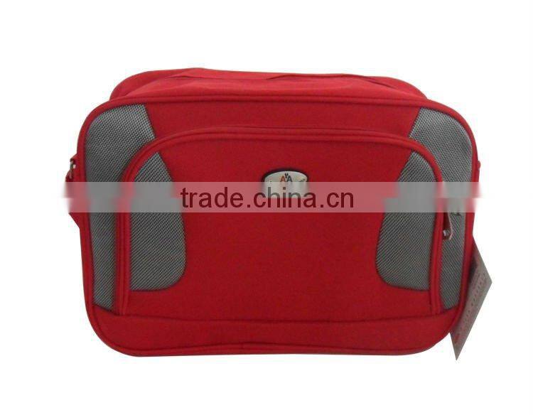2015 Red Popular 5pcs Set fabric trolley suitcase EVA Luggage Bag /High Quality China supply luggage