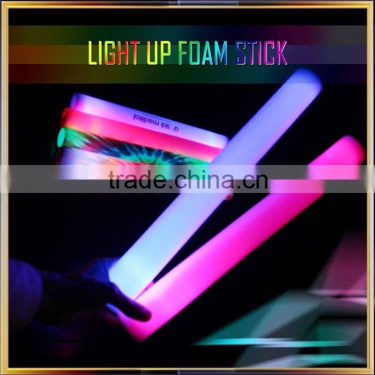Factory wholesale high quality light up led flashing foam sticks