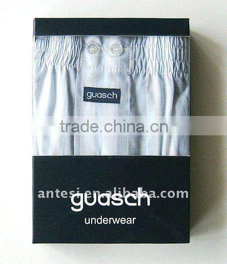 100% cotton men's printed boxers