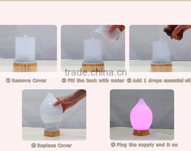 Portable ultrasonic essential oil repeller/disinfectant fluid diffuser/fogger maker