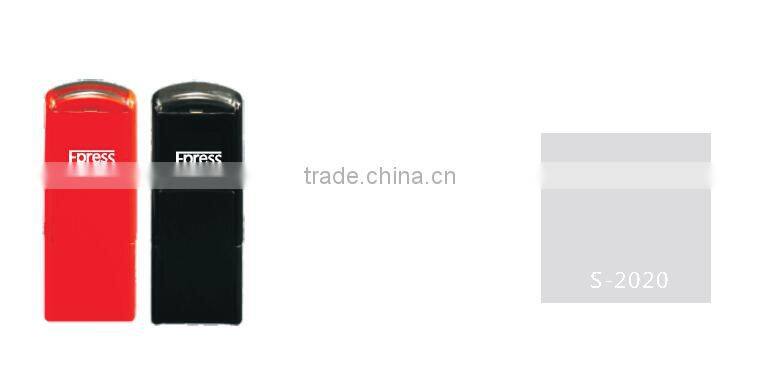 Self inking stamp/customized logo color box imprint text stamp/Epress Square self inking pocket stamps