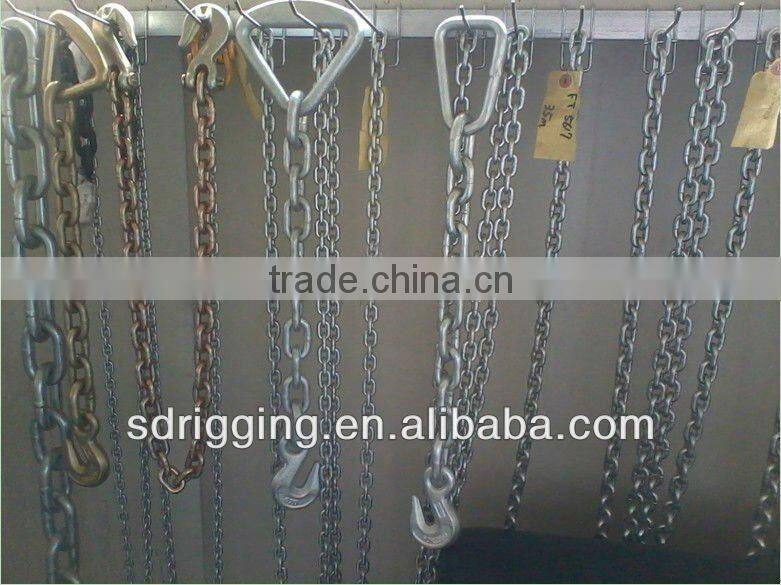 Binder Chain with Clevis/Eye Grab Hook
