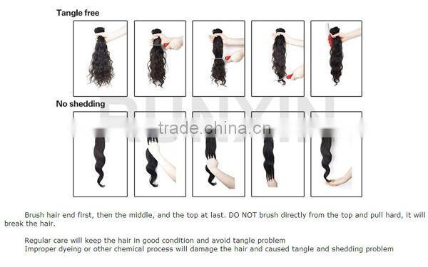 5a grade virgin human hair extension