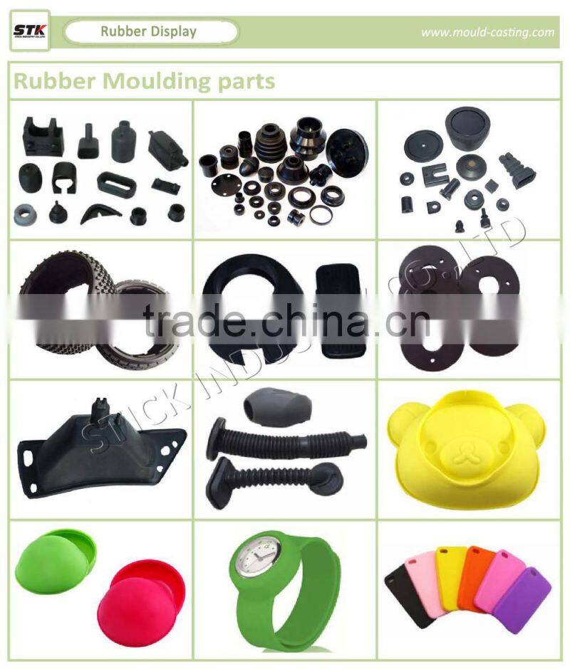 Hot Pressing Molding Black Rubber Components