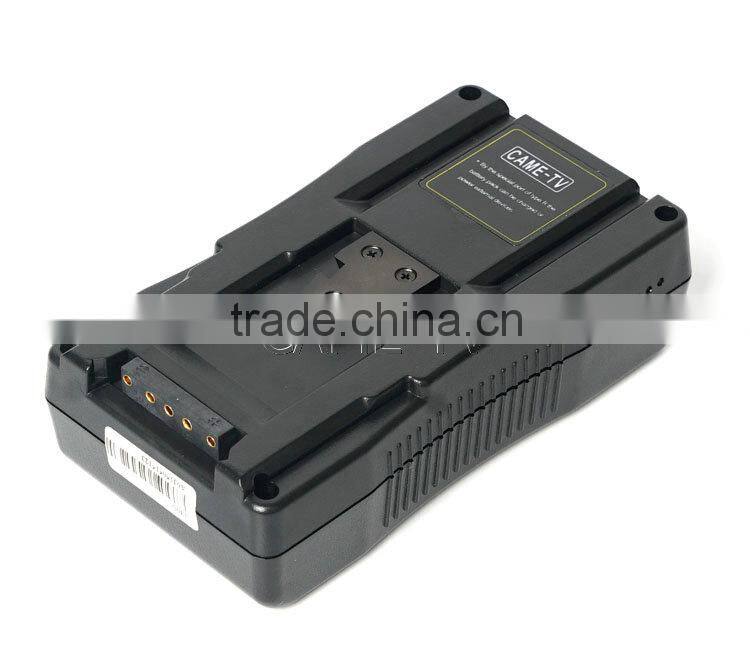 CAME-TV 160Wh Battery S-ony V Mount For Camera Camcorder Battery