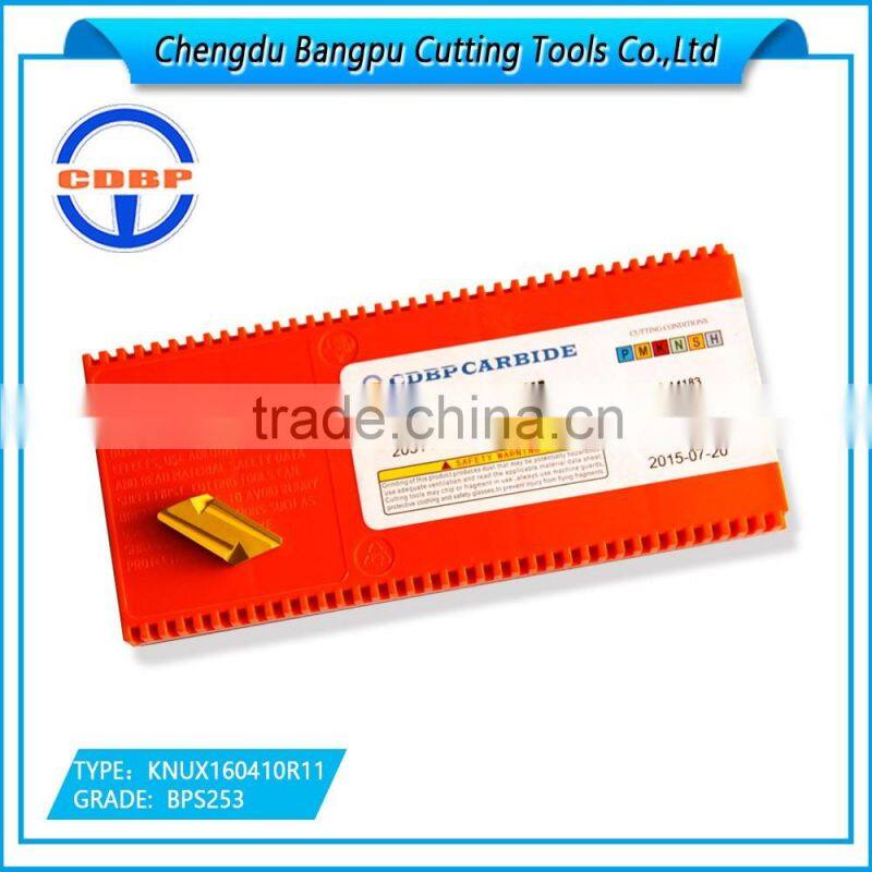 CDBP carbide insert turning KNUX160410R11 for steel casting