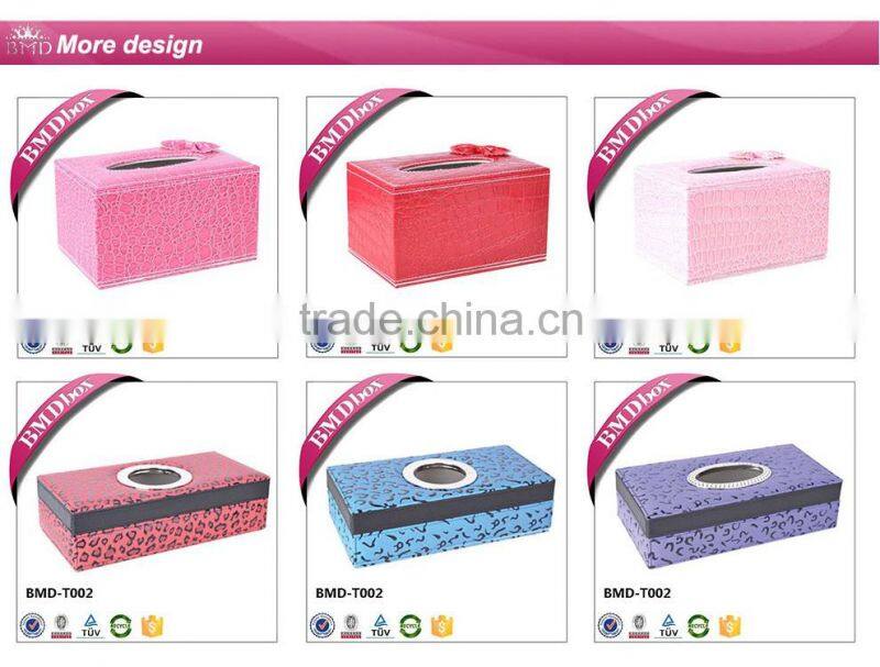 Fashion design rectangular tissue box for bedroom