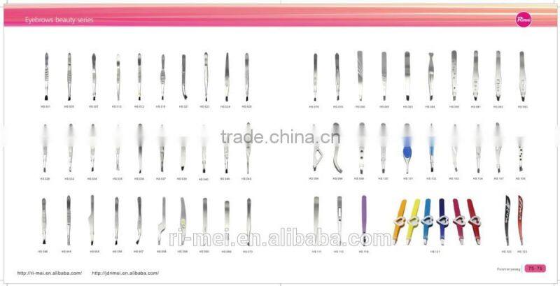 custom slant tweezers