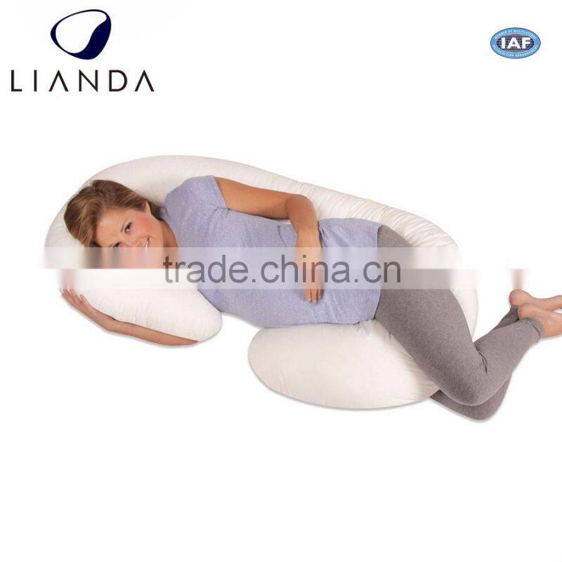 Snug Cushion With Zipper Maternity Pregnancy Body Contoured Body Pillow