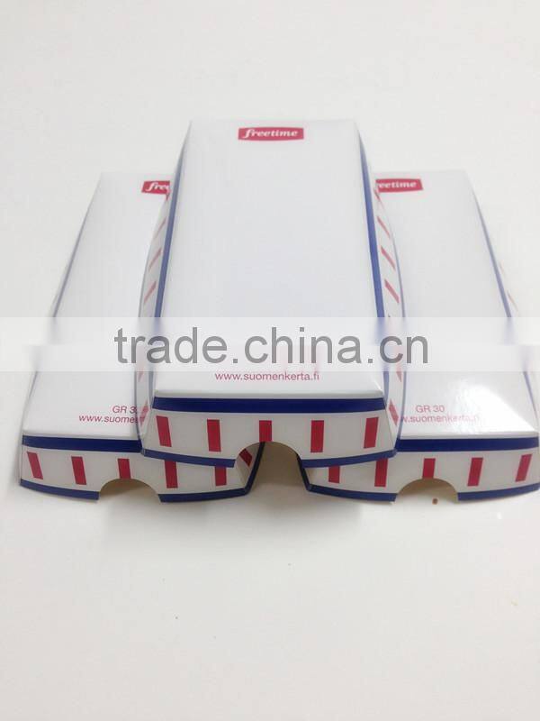 Takeaway food packaging box/snack box for hot dog